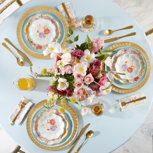 Kate Aspen® 9'' Garden Blooms Premium Paper Plates, 16ct.